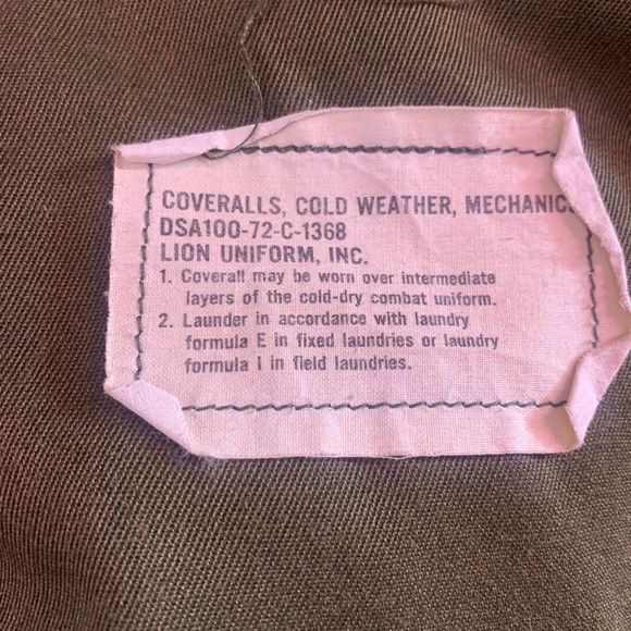 Lion uniform  inc  mechanic coveralls …. Very durable, very heavyweight - Picture 3 of 4